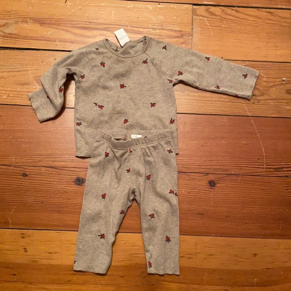 Adorable H&M organic cotton set 4-6M